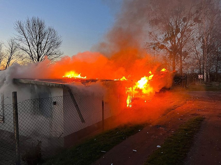 Gartenlaubenbrand im Nordh&auml;user Kastanienweg