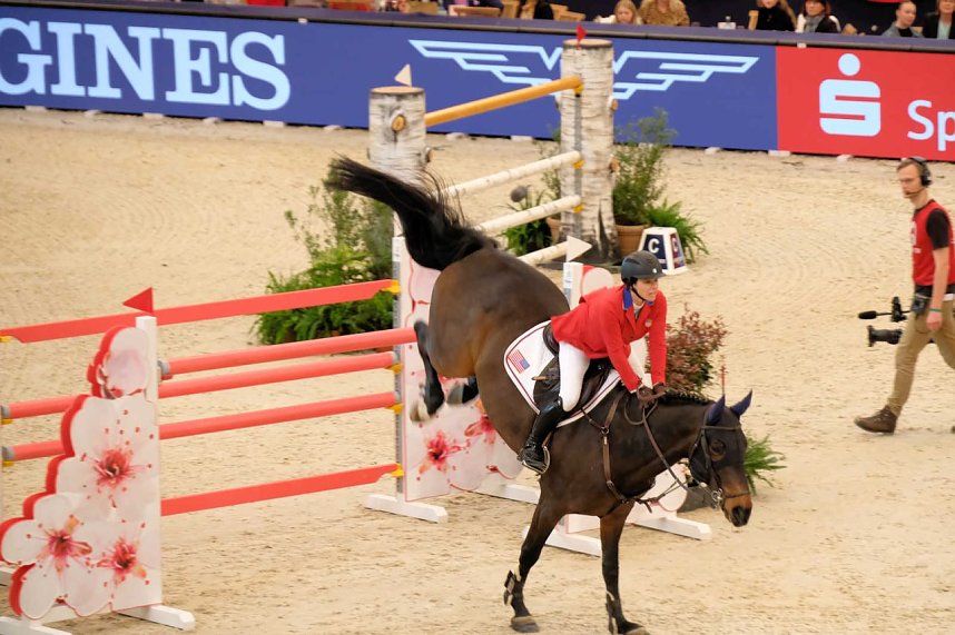 Peter Blei unterwegs auf der "Partner Pferd" in Leipzig