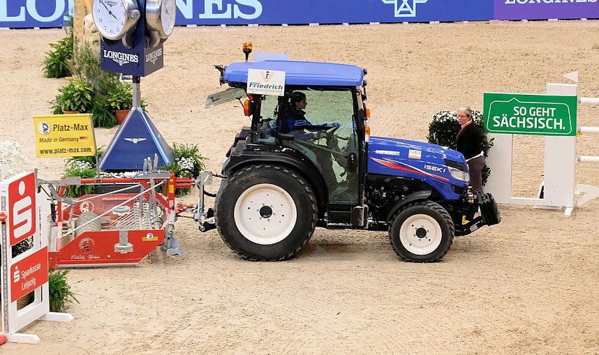 Peter Blei unterwegs auf der "Partner Pferd" in Leipzig