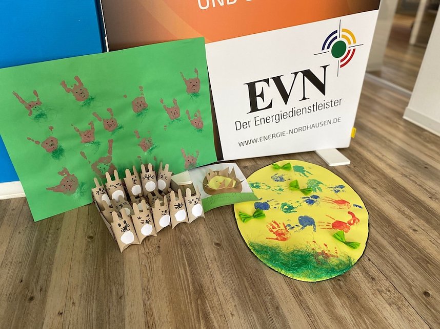 Bastelarbeiten Nordh&auml;user Kindergartenkinder