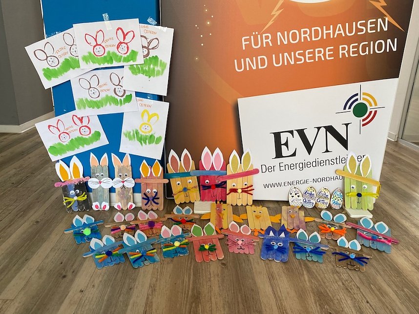 Bastelarbeiten Nordh&auml;user Kindergartenkinder