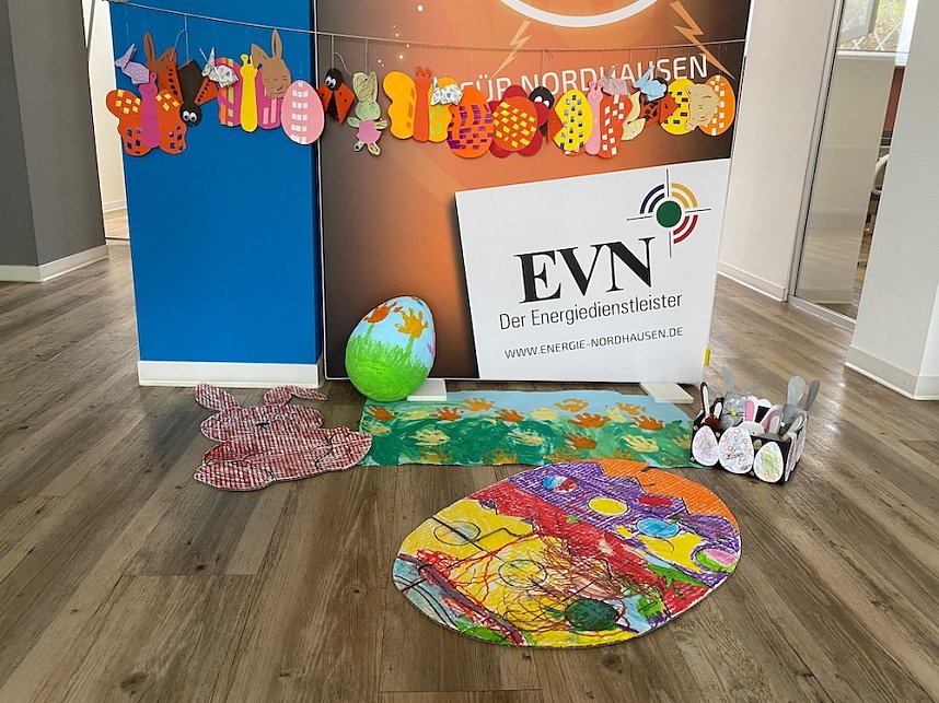 Bastelarbeiten Nordh&auml;user Kindergartenkinder