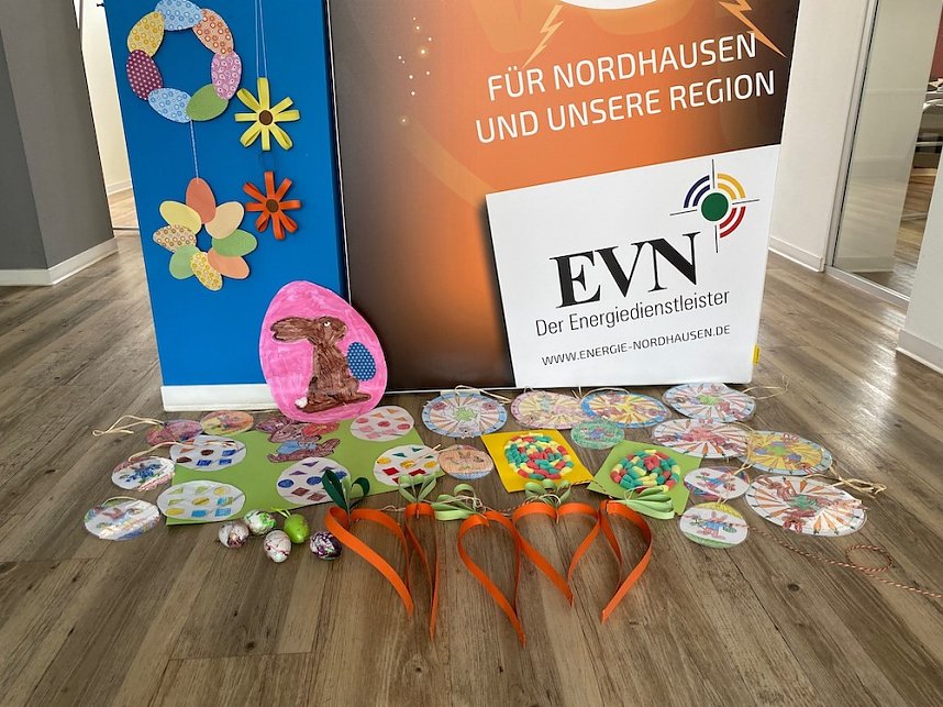Bastelarbeiten Nordh&auml;user Kindergartenkinder