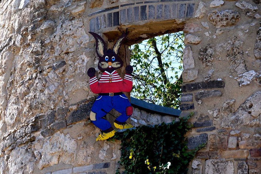 Peter Blei auf Osterspaziergang