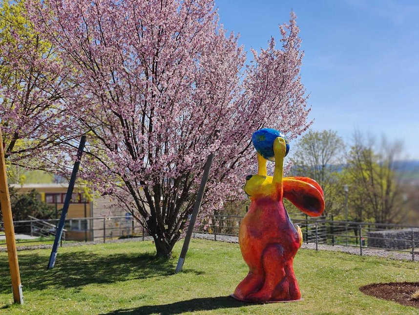 Peter Blei auf Osterspaziergang