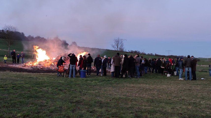 Osterfeuer in Kleinbodungen