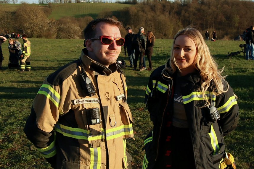 Osterfeuer bei Krimderode