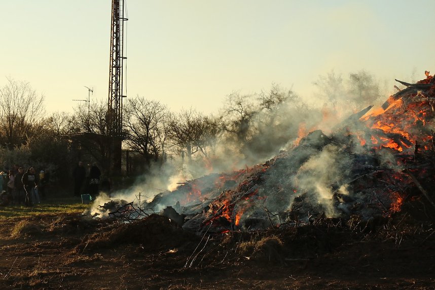 Osterfeuer bei Krimderode