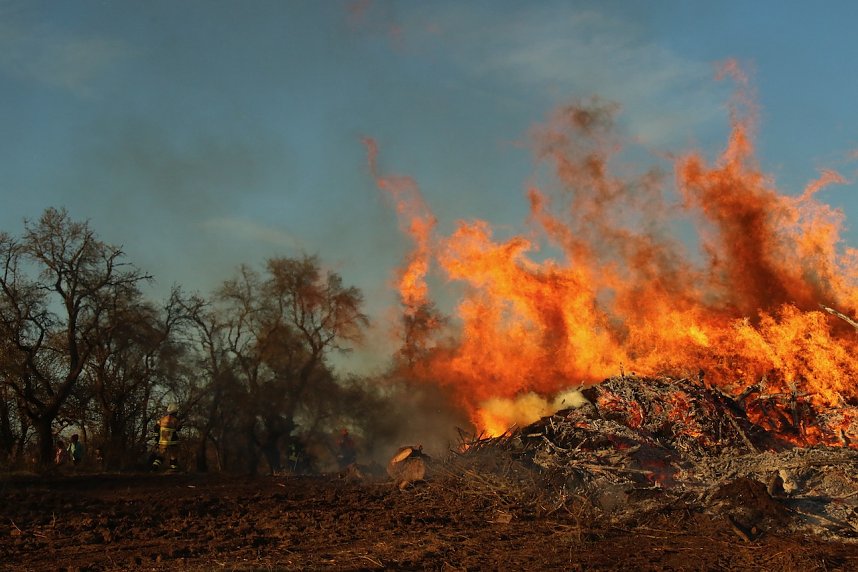 Osterfeuer bei Krimderode