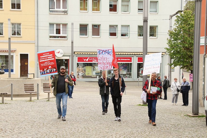 1. Mai auf dem Nordh&auml;user Rathausplatz