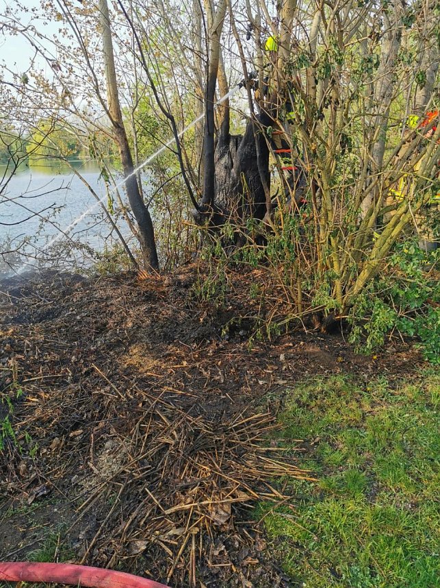 Feuer beim Kanu-Sport-Verein