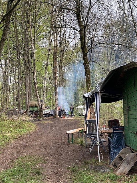 Kindergarten zu Besuch beim K&ouml;hlerverein