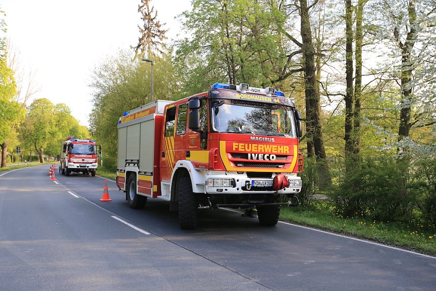 Das Unfallauto wird geborgen