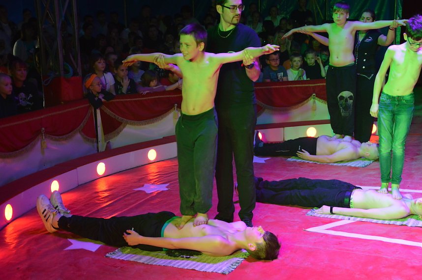 Zirkusprojekt an der F&ouml;rderschule