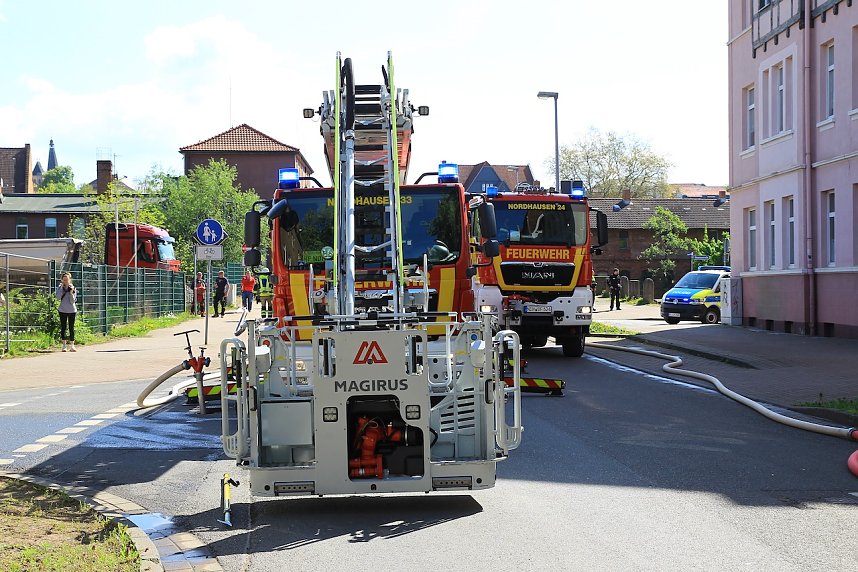 Dachgeschosswohnung ausgebrannt