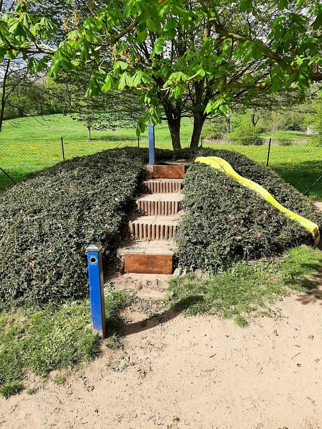 Arbeitseinsatz im Kindergarten Hohensteiner Burgspatzen