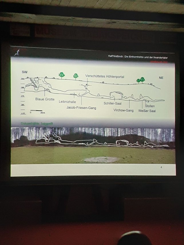 Wie lebten die Neanderthaler in der Einhornh&ouml;hle? - Rund 30 G&auml;ste lauschten den Ausf&uuml;hrungen von Dr. Nielbock
