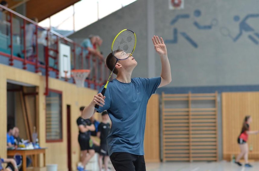 Die Badminton-Sparte des LV Altstadt bei den Bezirksmeisterschaften