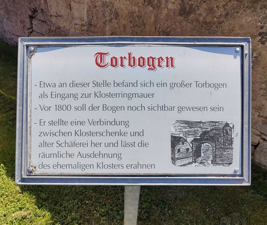 Peter Blei unterwegs in der Klosterkirche Dietenborn