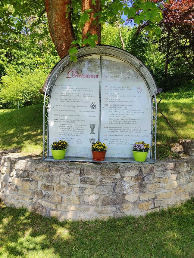 Peter Blei unterwegs in der Klosterkirche Dietenborn