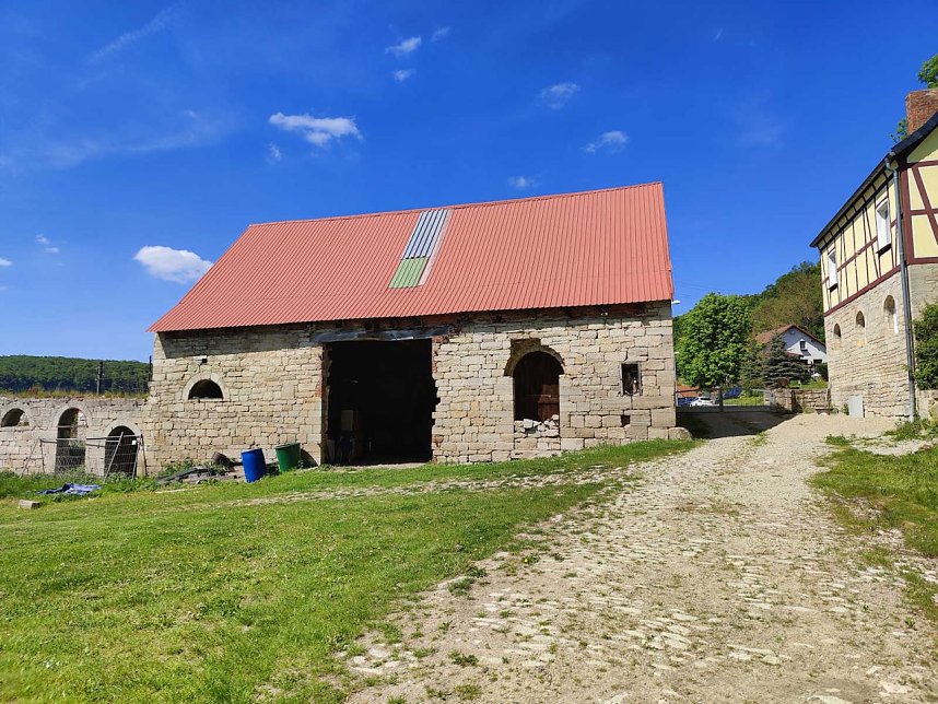 Peter Blei unterwegs in der Klosterkirche Dietenborn