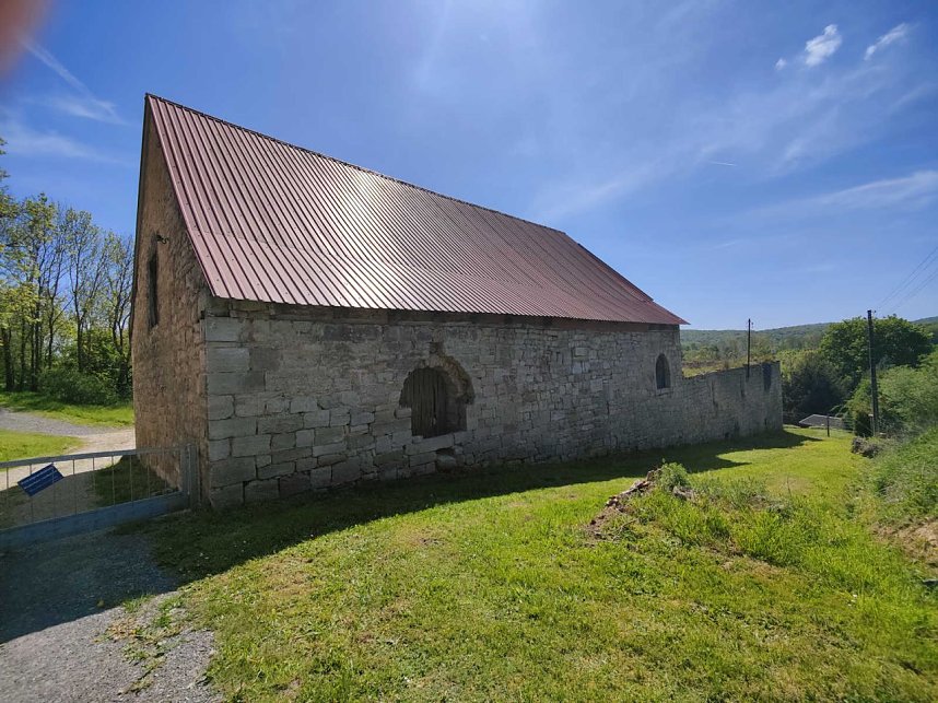 Peter Blei unterwegs in der Klosterkirche Dietenborn