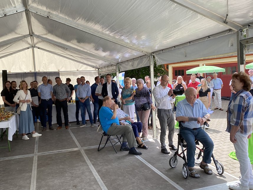 Einweihung des WBGreenOne in der Stolberger Stra&szlig;e