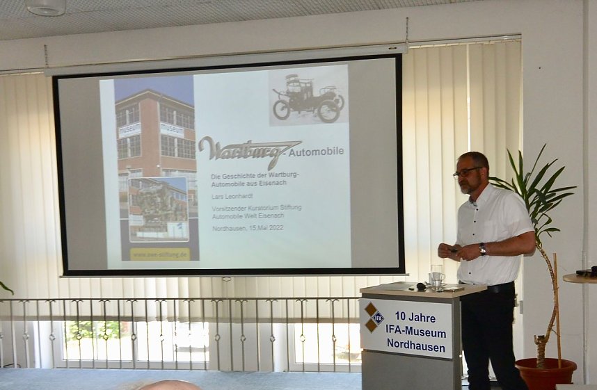 Lars Leonhardt von der Stifung Autowelt Eisenach