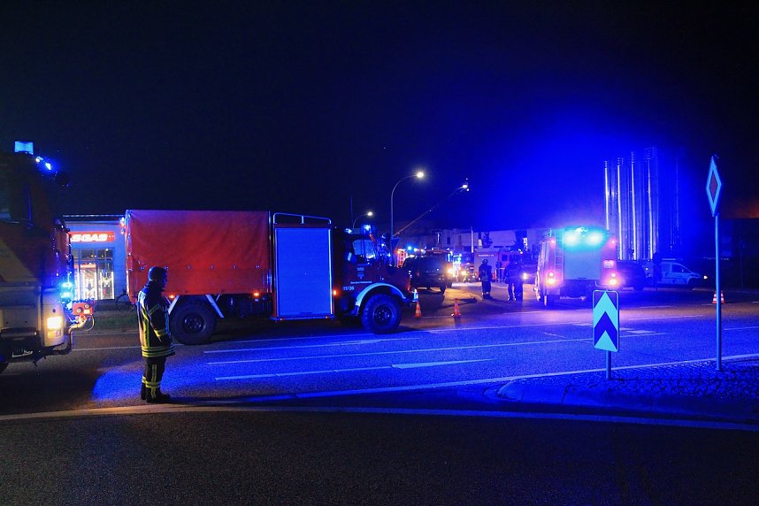 Gro&szlig;brand bei Panem in Bleicherode
