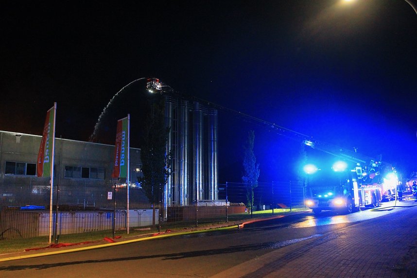 Gro&szlig;brand bei Panem in Bleicherode