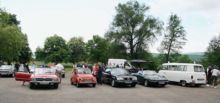 Oldtimer auf Ausfahrt am Kyffh&auml;user