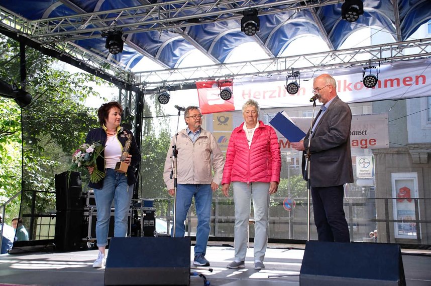 Peter Blei unterwegs auf dem Weinfest
