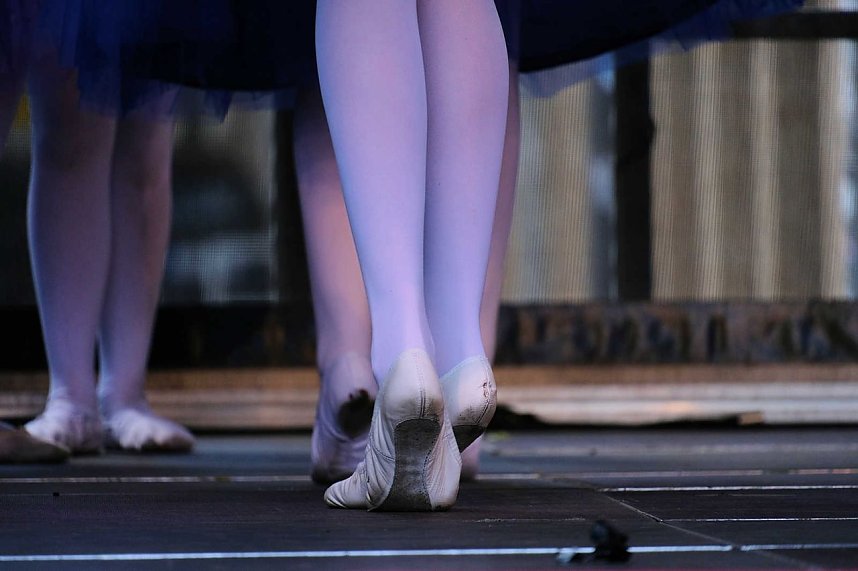 Peter Blei unterwegs auf dem Weinfest