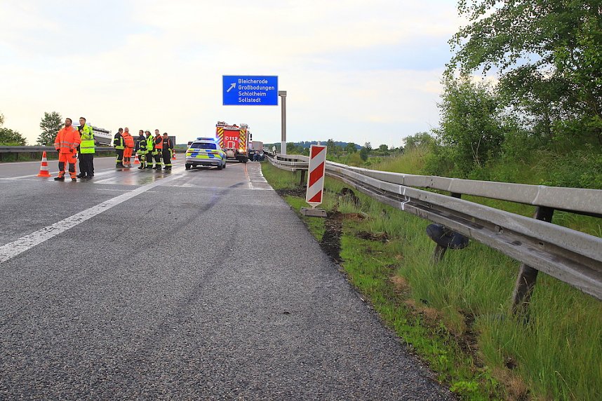 Unfall nach Verfolgungsjagd