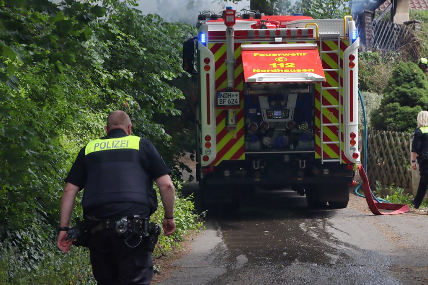 Brand am Park Hohenrode