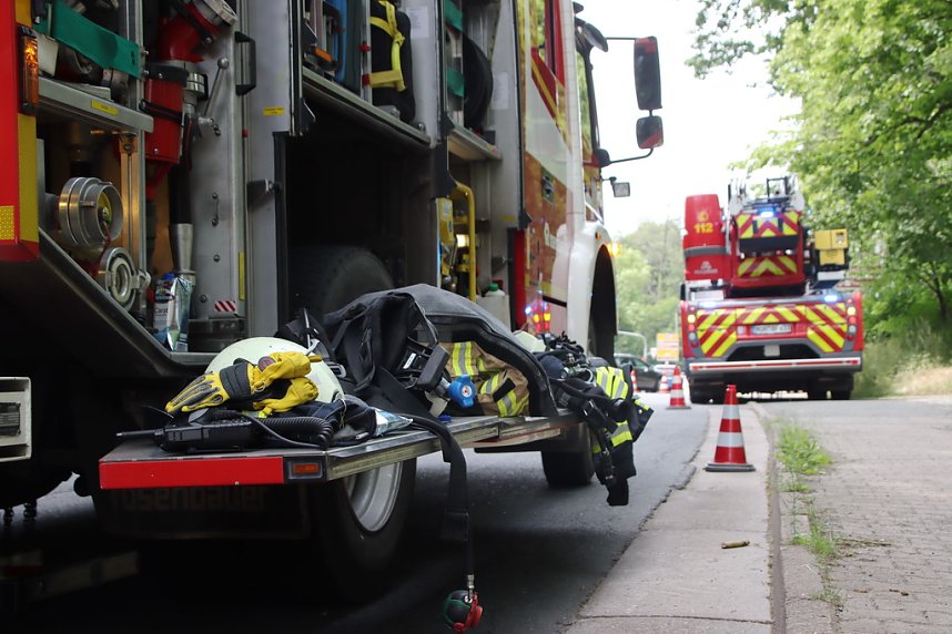 Brand am Park Hohenrode
