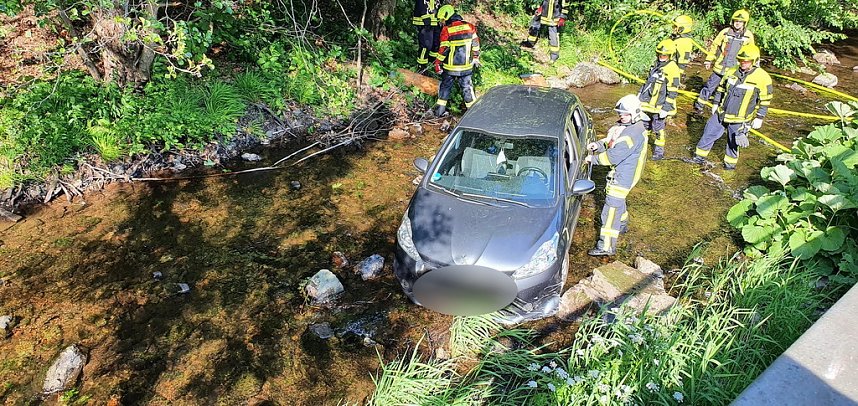 PKW landete in der Bere