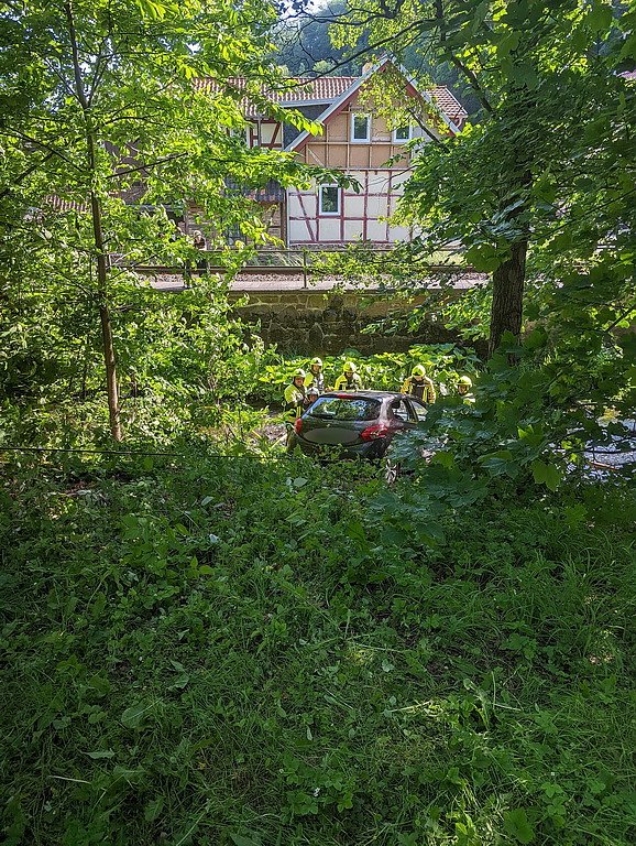 PKW landete in der Bere