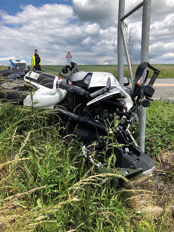 Schwerer Unfall auf der B 243