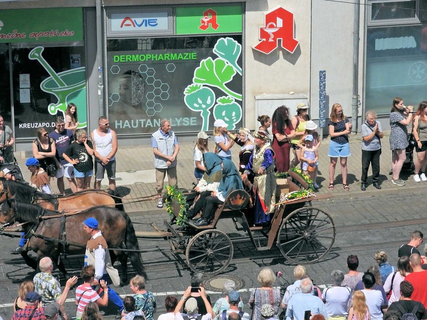 Festumzug zur 1095-Jahrfeier der Stadt Nordhausen