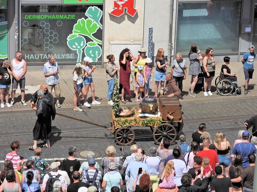 Festumzug zur 1095-Jahrfeier der Stadt Nordhausen