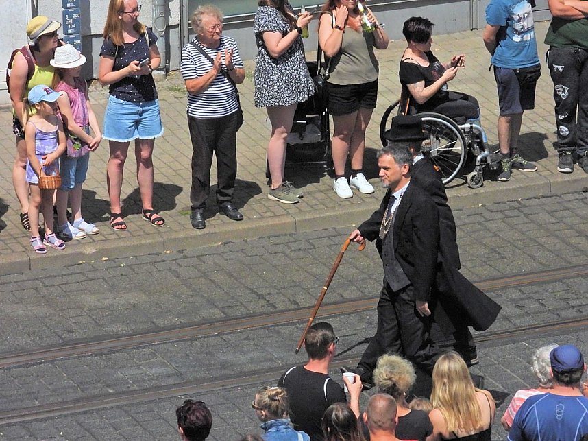 Festumzug zur 1095-Jahrfeier der Stadt Nordhausen