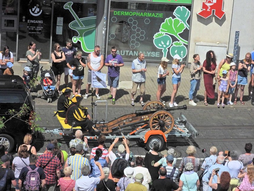 Festumzug zur 1095-Jahrfeier der Stadt Nordhausen