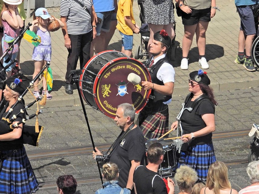 Festumzug zur 1095-Jahrfeier der Stadt Nordhausen