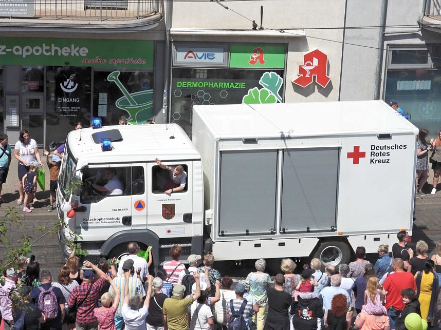 Festumzug zur 1095-Jahrfeier der Stadt Nordhausen