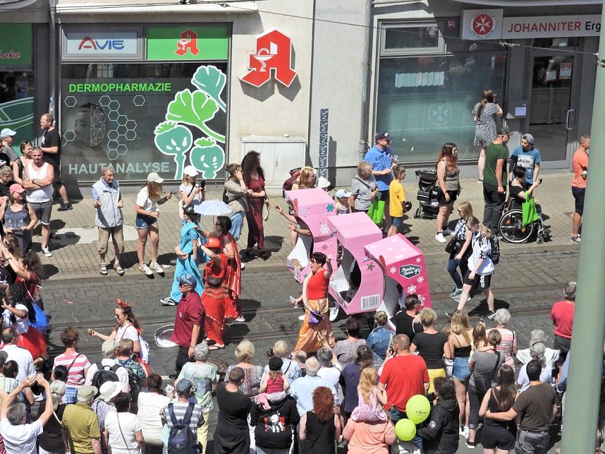 Festumzug zur 1095-Jahrfeier der Stadt Nordhausen