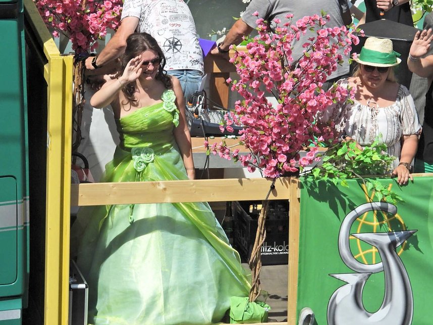 Festumzug zur 1095-Jahrfeier der Stadt Nordhausen