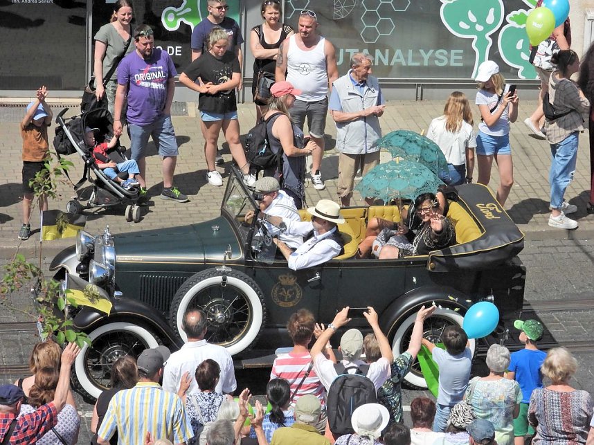 Festumzug zur 1095-Jahrfeier der Stadt Nordhausen