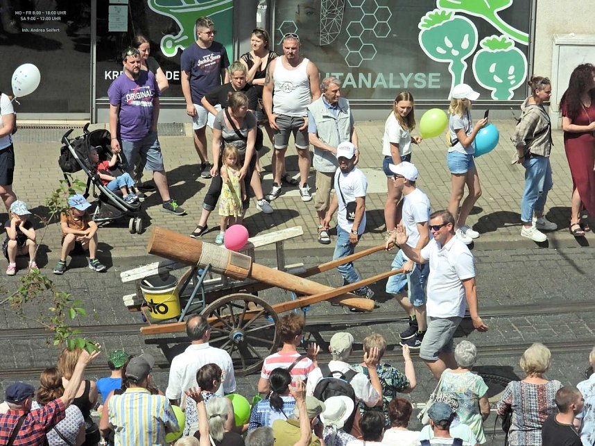 Festumzug zur 1095-Jahrfeier der Stadt Nordhausen
