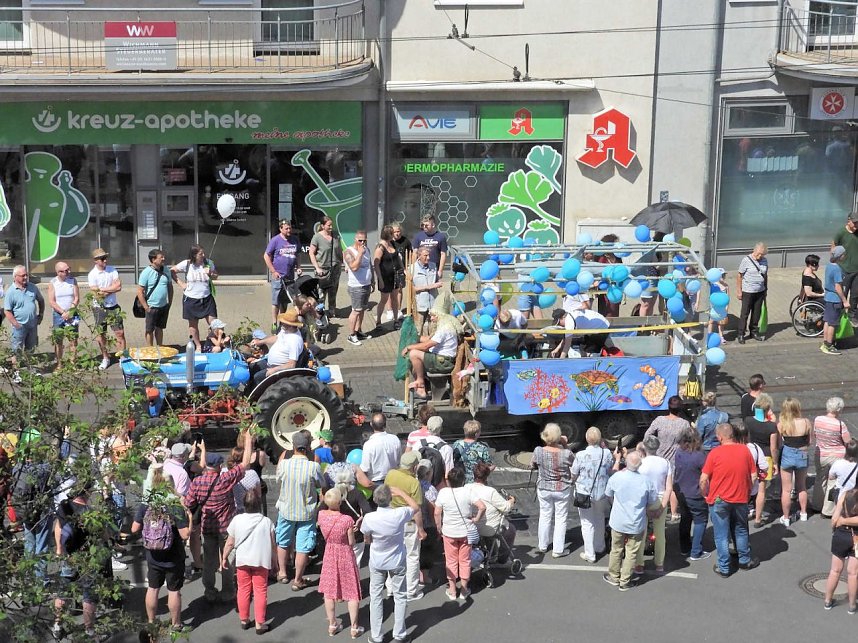 Festumzug zur 1095-Jahrfeier der Stadt Nordhausen